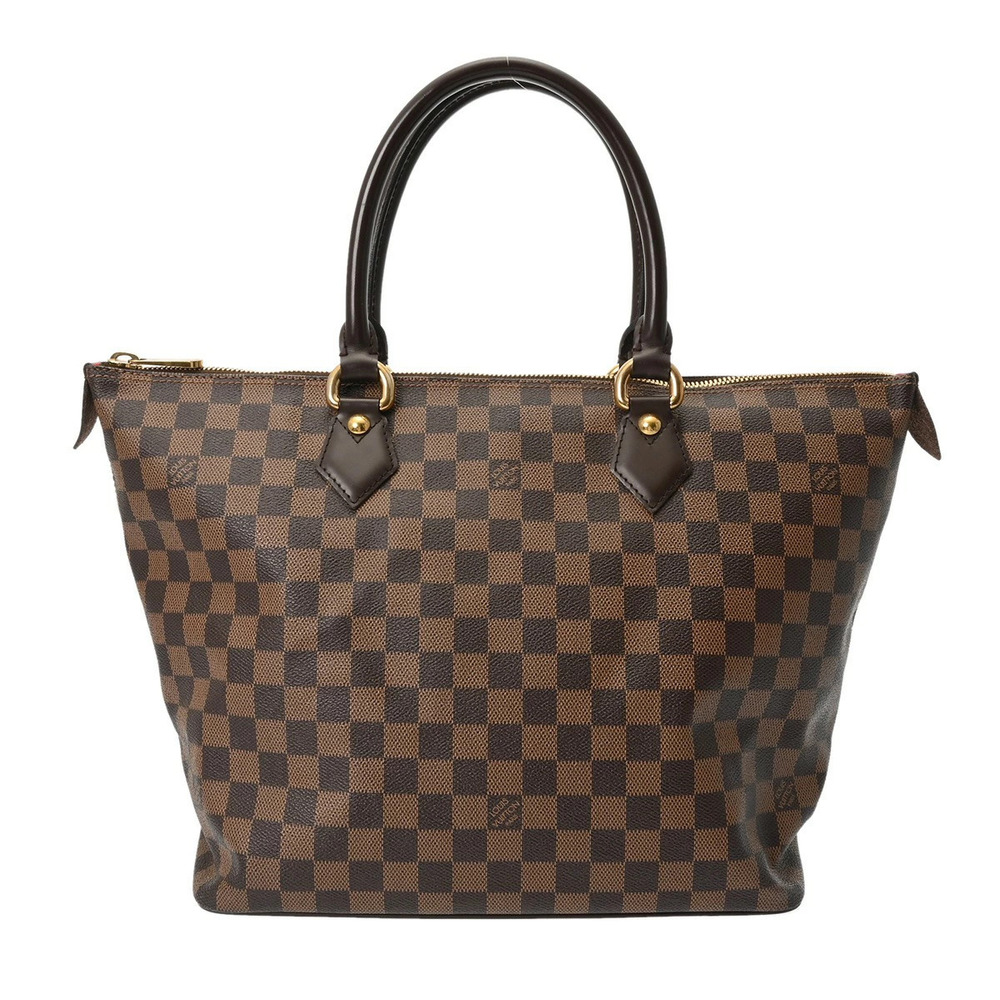 LOUIS VUITTON Damier Saleya Brown Canvas Handbag